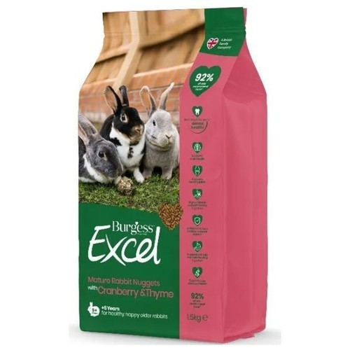 Burgess excel mature rabbit - burgess,