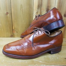 Barker Of Earls Barton Tan Leather Formal Derby Shoes Mens UK 7.5 Used