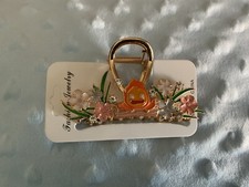 Studio Ghibli Howl's Moving Castle Calcifer Floral Claw Metal Hair Clip