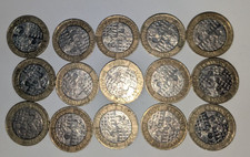 Rare 2 Pound Coin set x15