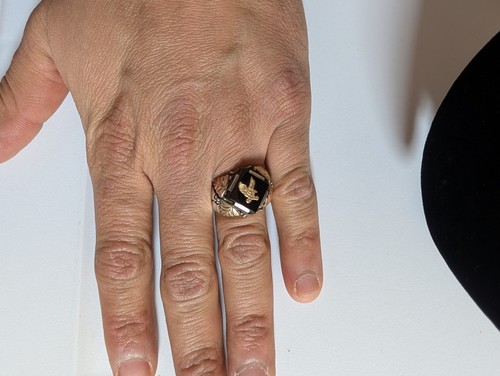 Gold 12k and sterling silver - and,