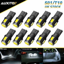 10x T10 168 158 194 LED Canbus Interior Dome Map License Light Bulbs 6000K White