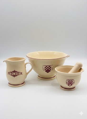 Victorian pottery 1869 red - red, &