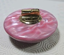 Vintage Retro 1960s Pink Resin Working Gas Lighter From W Germany By FEM