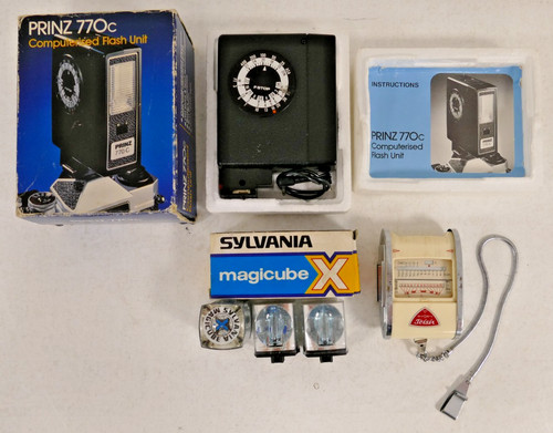 Vintage camera accessories - vintage,
