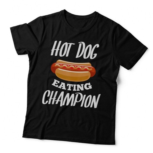 Hot dog eating champion funny - eating,