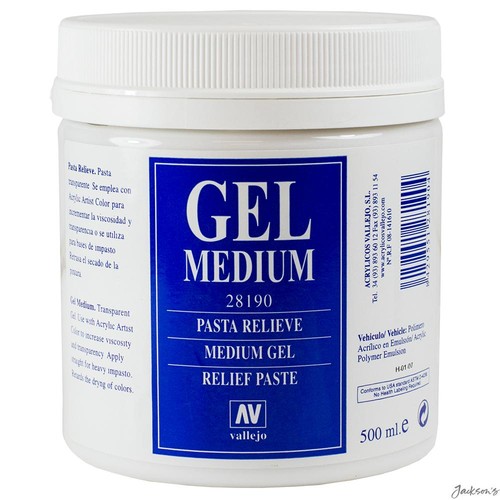 Vallejo acrylic gel medium - vallejo,