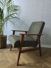 Mid Century Olive Armchair.