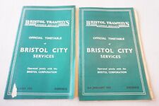 1953 & 1955 Bristol City