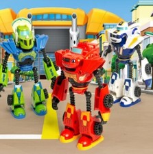 Action Figure Blaze Monster Machines Cartoon Plastic/alloy Car And Robot Toy