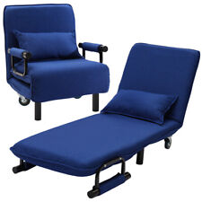 Folding Single Sofa Bed Sleeper Chair Recliner Futon Armchair Guest Room Sofabed