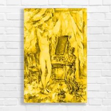 Abstract Nude Figure Painting