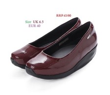 MBT Hani 8 W Closed Toe Ballet Flats in Mulberry Colour Size UK 6.5 EUR 40 -BNWD
