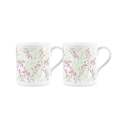 Delicate floral small bone - floral,