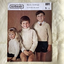 Sunbeam vintage knitting