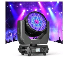 19x15W LED RGBW Moving Head Light, Wash Zoom 540°X/270°Y Rotation