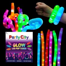 LED Light Up Pop Tubes 12pk -