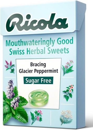 Ricola box sugar free glacier - sugar,