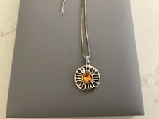 Hot diamonds round - , citrine
