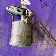 VINTAGE BRASS BURMOS BLOW LAMP