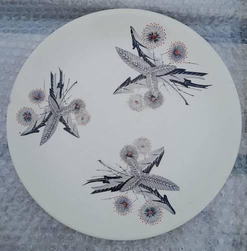 Vintage ceramic dinner plate - vintage,