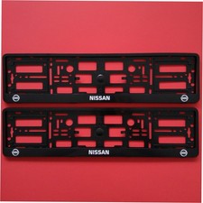 2 x NUMBER PLATE SURROUND