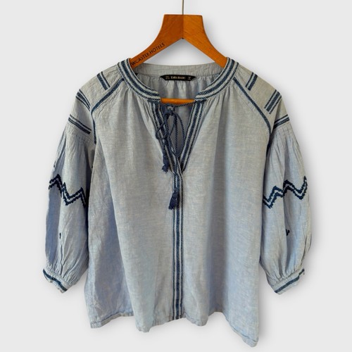 Zara boho peasant blouse - peasant,
