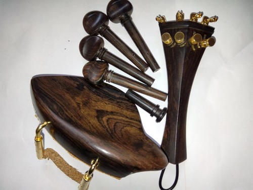 Set ebony violin parts with - 1,
