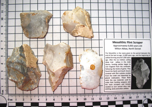 Mesolithic flint stone age