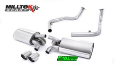 Milltek Cat Back Exhaust Non Res Polished Tips For Porsche Cayman S 3.4 987 Gen2