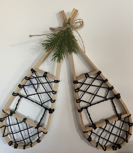 Nwt decorative wood snowshoe - nwt,