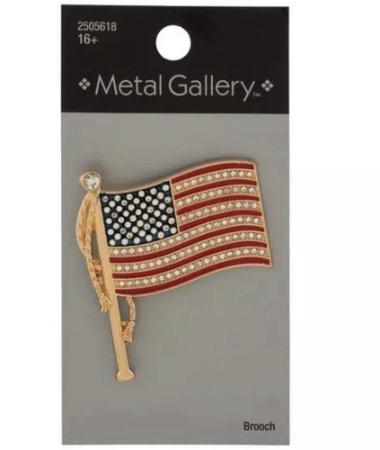 Metal gallery american flag - gallery,