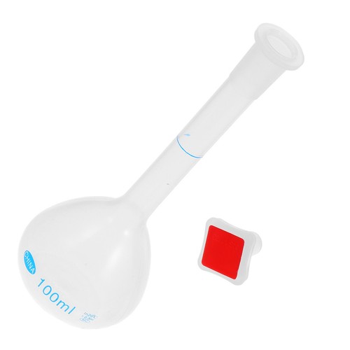 Plastic volumetric flask lab - volumetric,