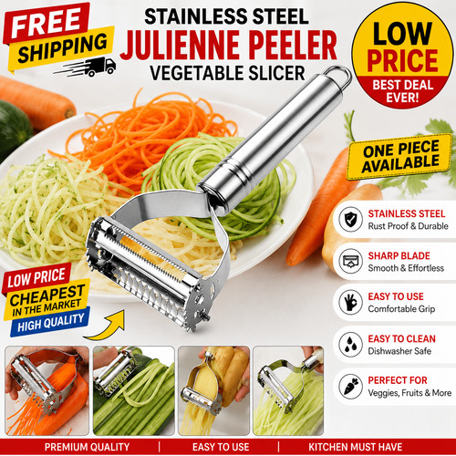 Stainless steel julienne - steel,