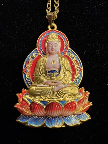 Blessed buddha pendant with - blessed,