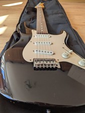 FERNANDES Stratocaster S-Type Electric Guitar - Black - Sensible OFFERS!