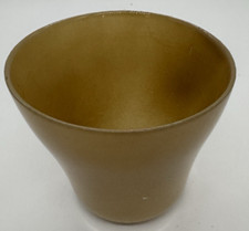 Beige standard indoor plant pot 12cm tall 12cm diameter