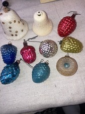Lot VTG Glass Christmas