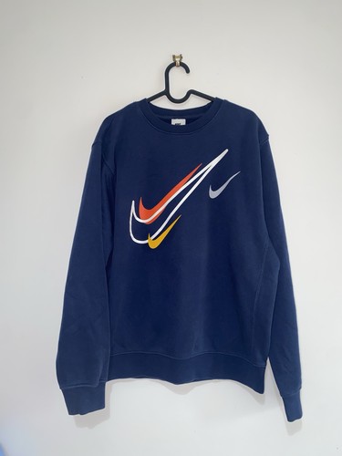 Nike navy crewneck - navy, sweatshirt