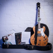 Epiphone Riviera Ex Oasis Be here Now Tour 1997 - Natural