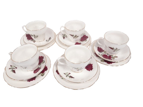Duchess bone china red rose - duchess,