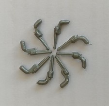 x 8 Original Timpo plastic Western Cowboy single action Colt pistol 1960/70's