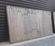 x1 Timber Close Boarded panel  H 3ft 5in  W 6ft,  panel 2 of 2,  collect SG13