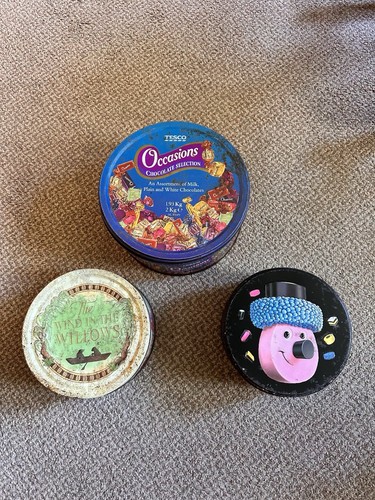 Job lot vintage sweet tins - lot,
