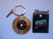 Elvis Graceland souvenir badge