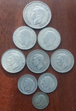 Silver Coins .500 British
