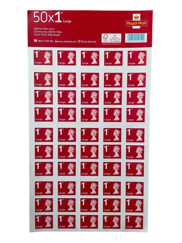 Royal mail 1st class - 50, x