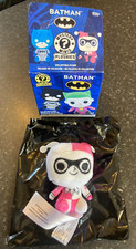 FUNKO MINI PLUSHIES Batman DC Comics HARLEY QUINN Soft Toy 3" Boxed 2017
