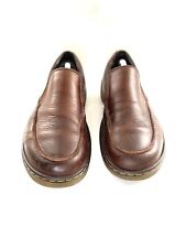 Dr Martens Geoffrey Mens Brown Loafers Slip On UK 8 Eur 42 Soft Wair Insole
