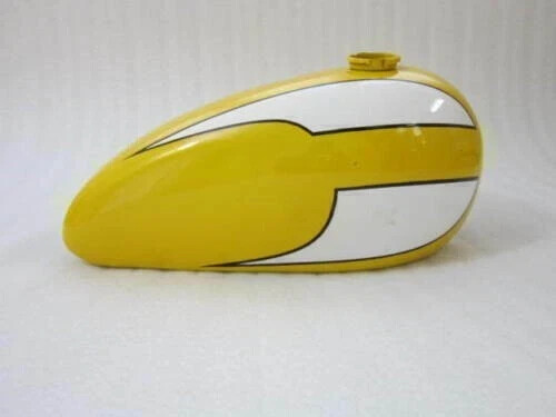 Triumph t140 yellow and - triumph, white